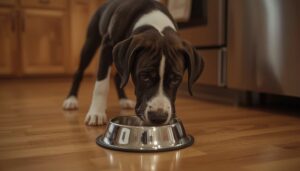 Hundefutter für Welpen großer Rassen